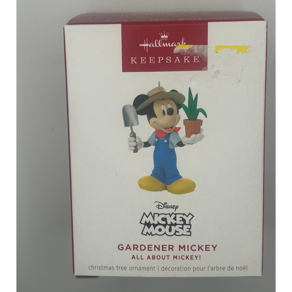 Hallmark Keepsake 2025 Gardener Mickey All About‎ Mickey Christmas Ornament #437